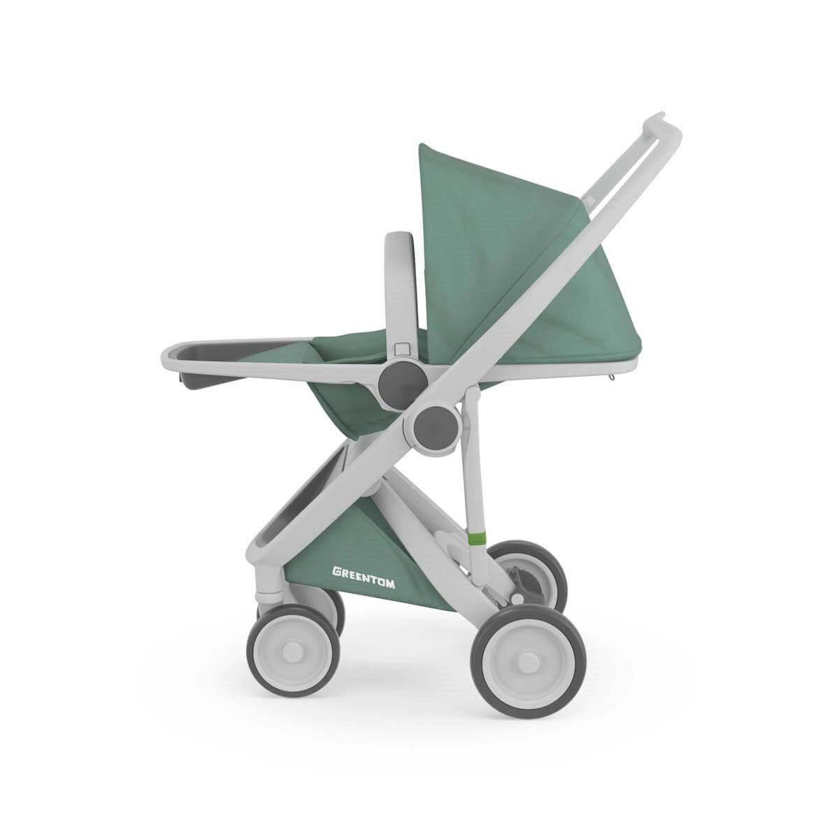Greentom Reversible Çift Yönlü Bebek Arabası Gri Kasa Adaçayı