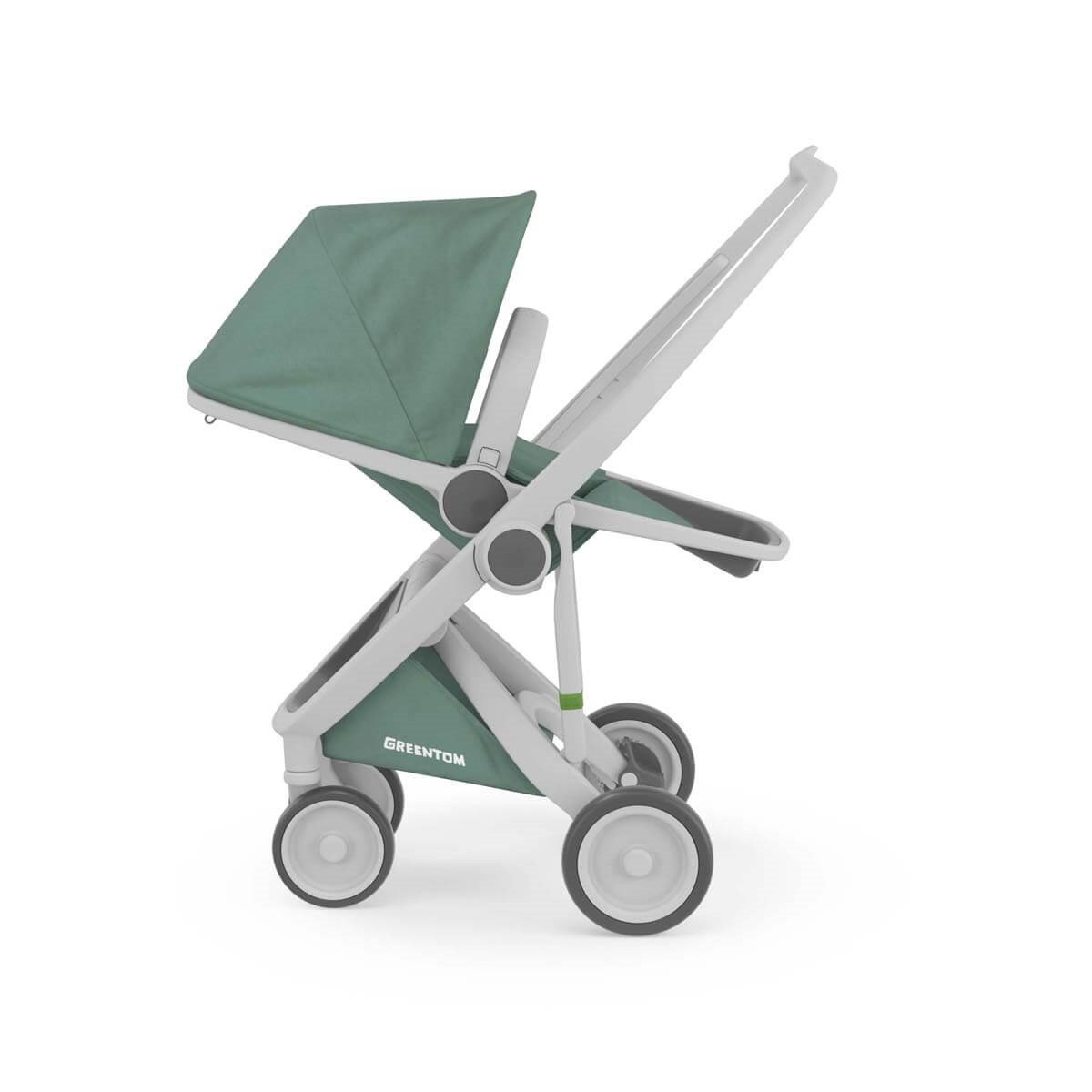 Greentom Reversible Çift Yönlü Bebek Arabası Gri Kasa Adaçayı