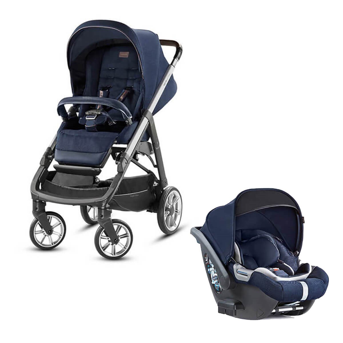 Inglesina Aptica Travel Sistem Bebek Arabası Collage Blue