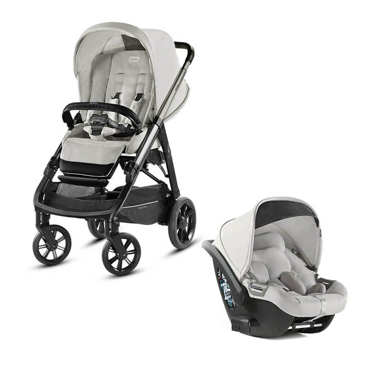 Inglesina Aptica Travel Sistem Bebek Arabası Iceberg Grey