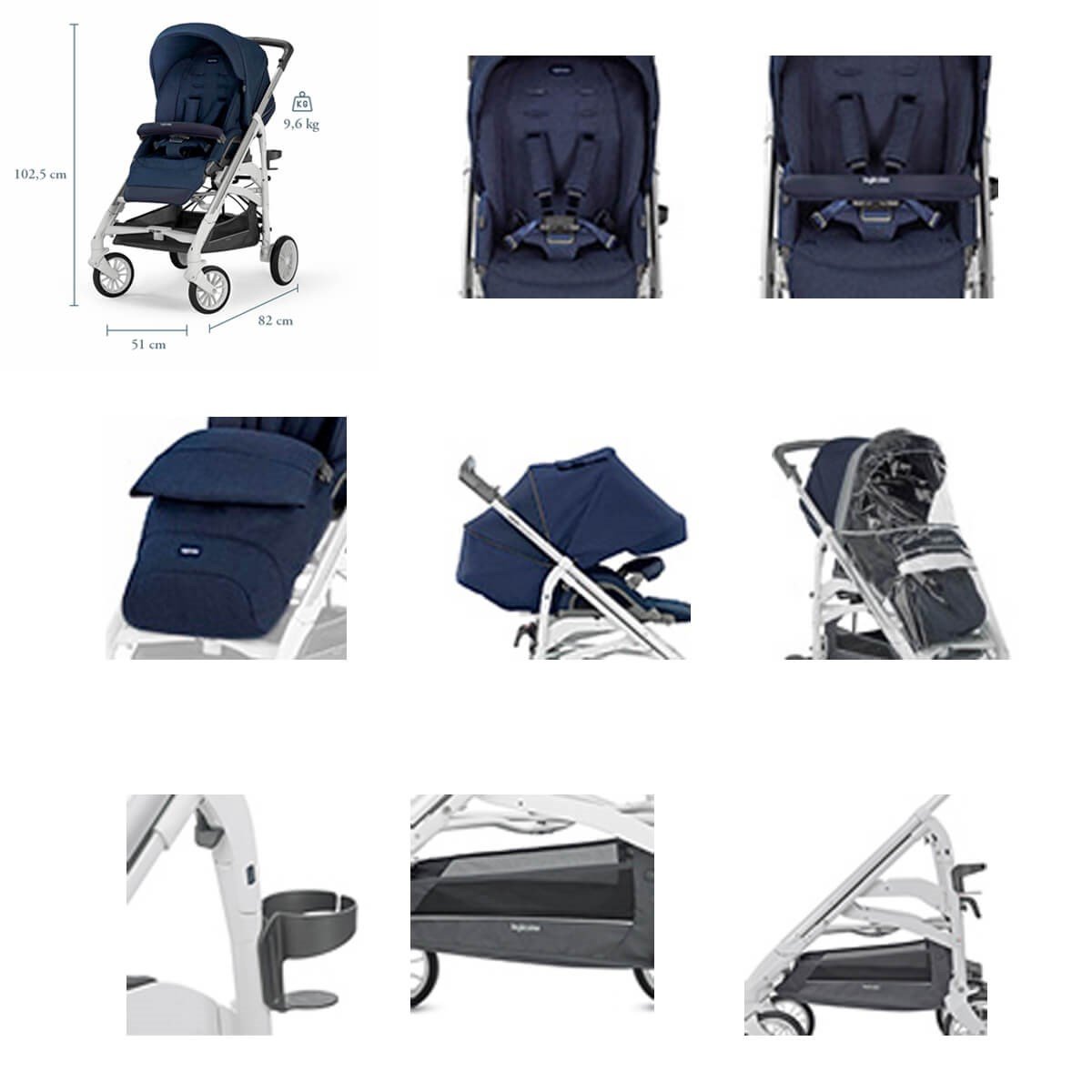 Inglesina Trilogy Travel Sistem Bebek Arabası Santorini