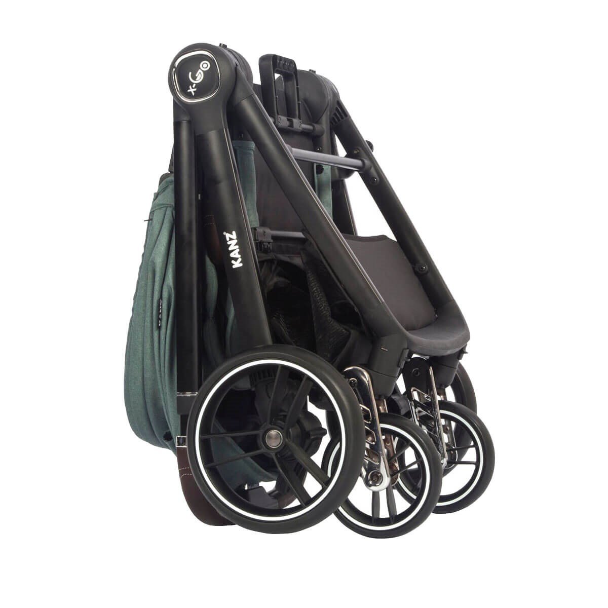 Kanz X-Go Çift Yönlü Bebek Arabası Silver Yeşil