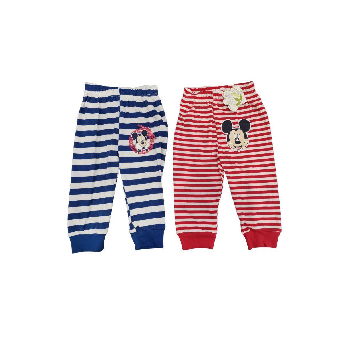 Mickey Mouse 2'li Bebek Pijama Altı Patiksiz