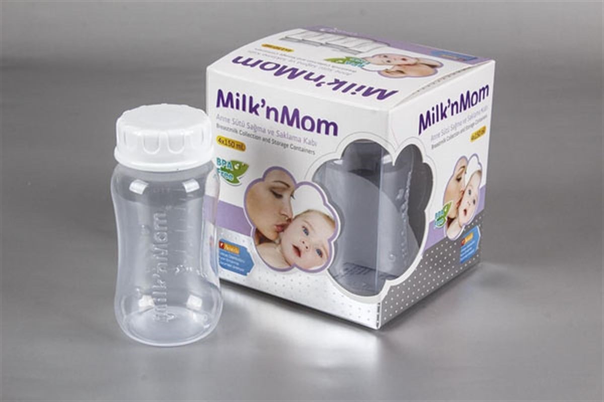 Milk'n Mom Süt Saklama Şişeleri 4 lü