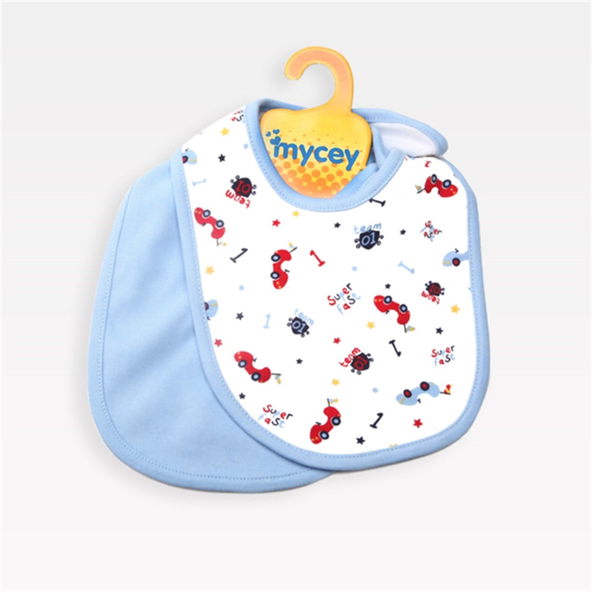 Mycey Bebe Önlügü 2li Set Mavi