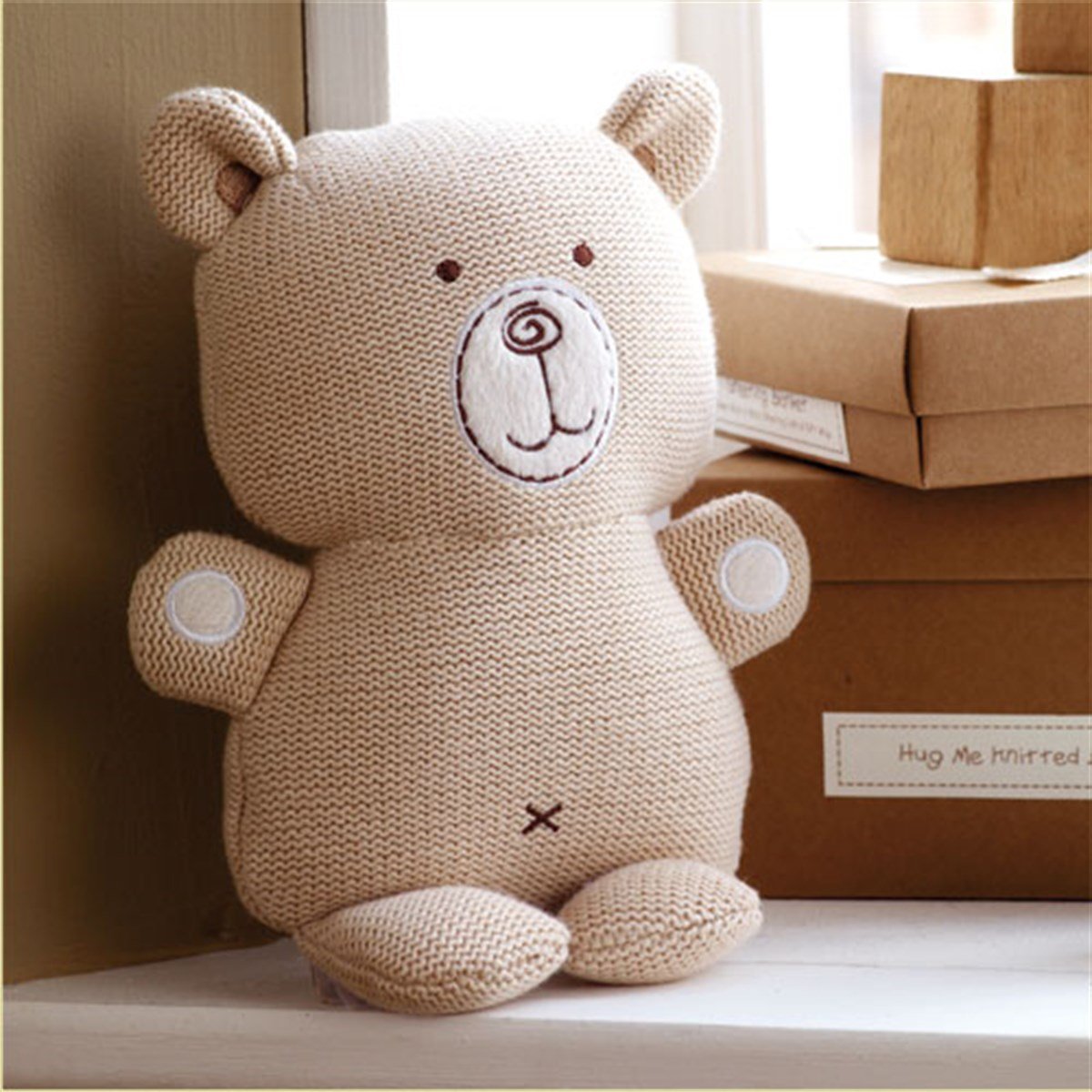 Natures Purest Hug Me Organik Örme Ayı ve Muslin Şal