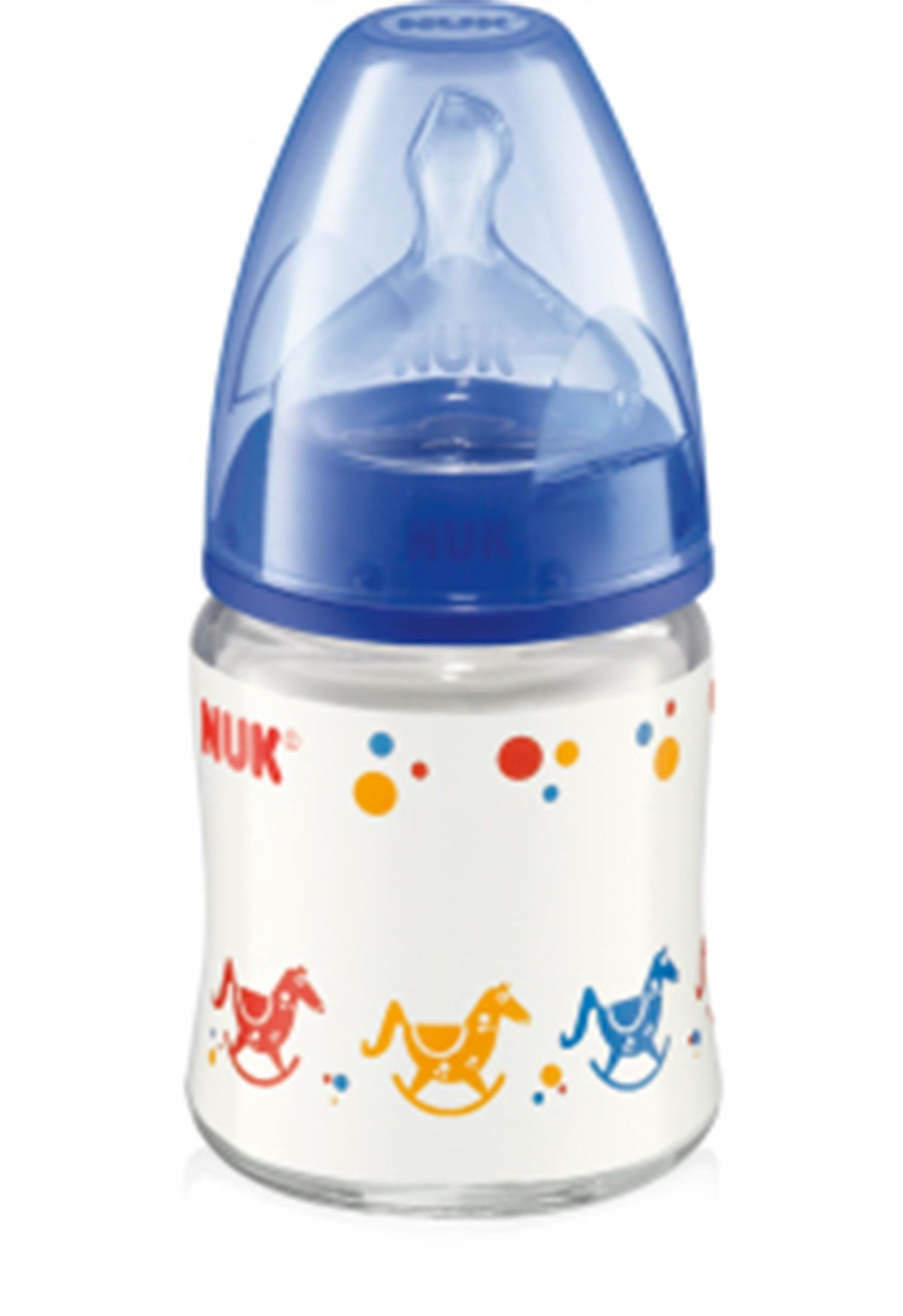 NUK First Choice Cam Biberon 120ml Mavi
