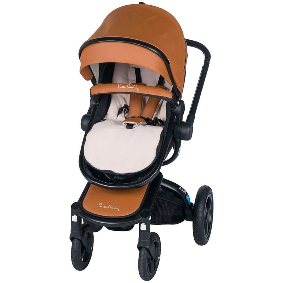 Pierre Cardin Alias Plus Deri Travel Sistem Bebek Arabası Taba