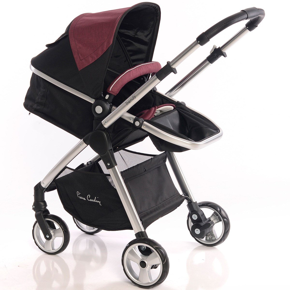 Pierre Cardin Trendy Travel Sistem Bebek Arabası Bordo