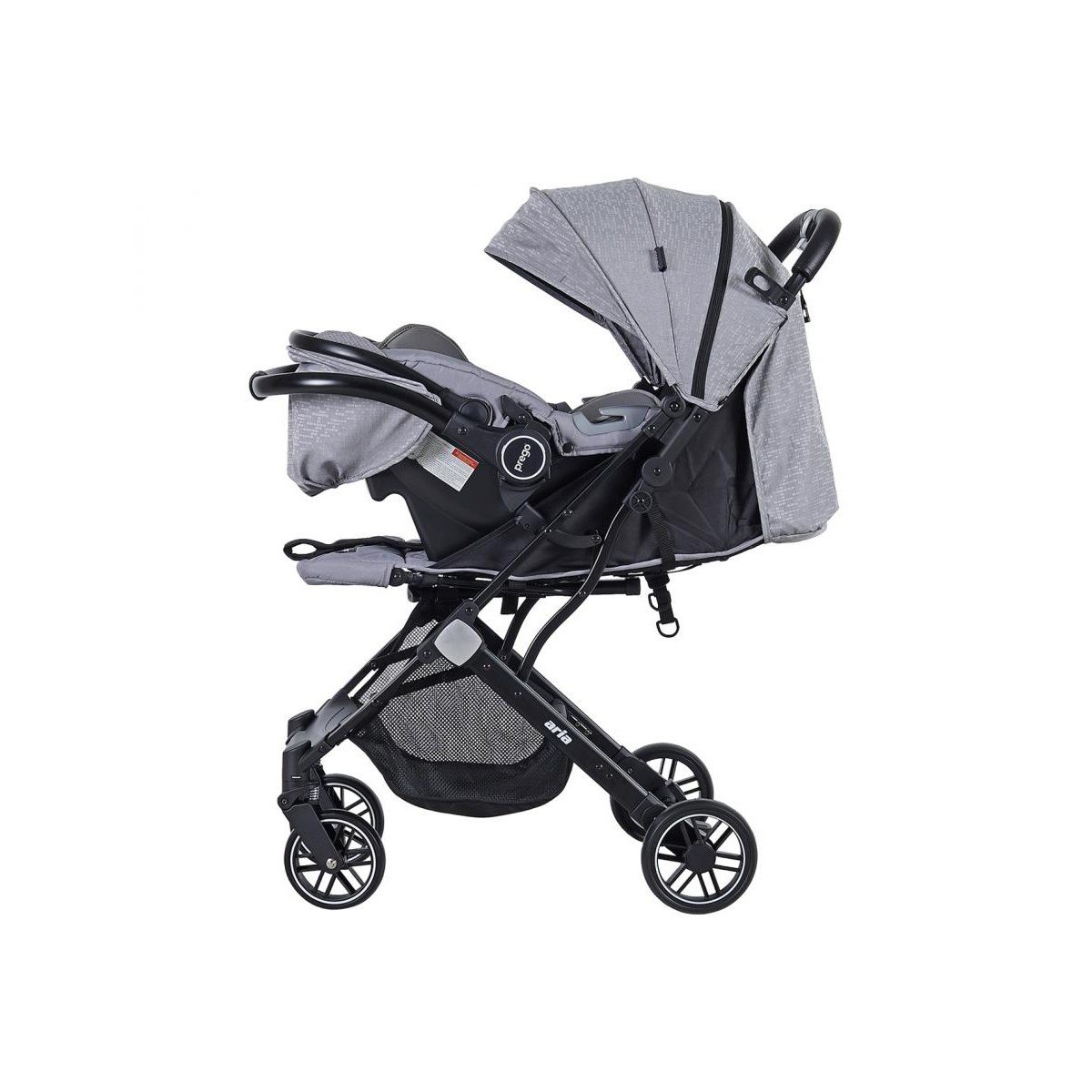 Prego Aria Travel Sistem Bebek Arabası Gri
