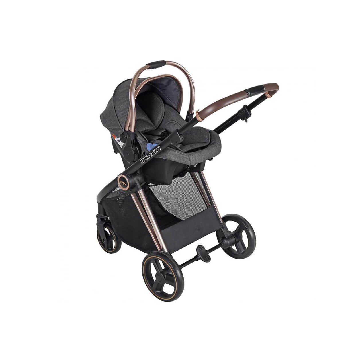 Prego Macan Travel Sistem Bebek Arabası Gri