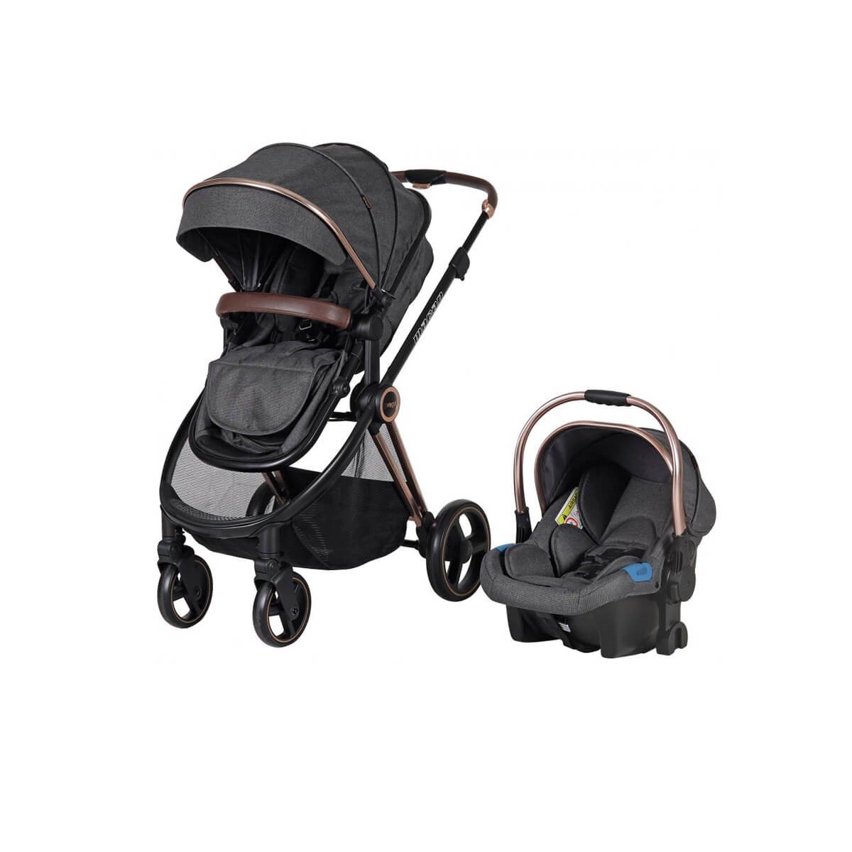 Prego Macan Travel Sistem Bebek Arabası Gri