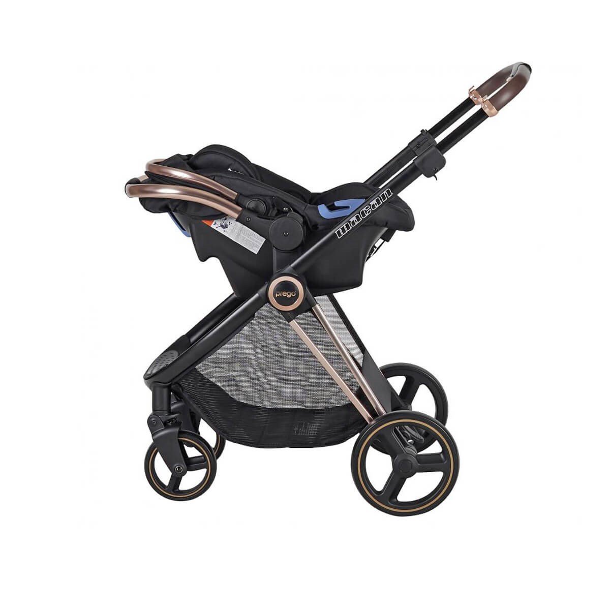 Prego Macan Travel Sistem Bebek Arabası Siyah