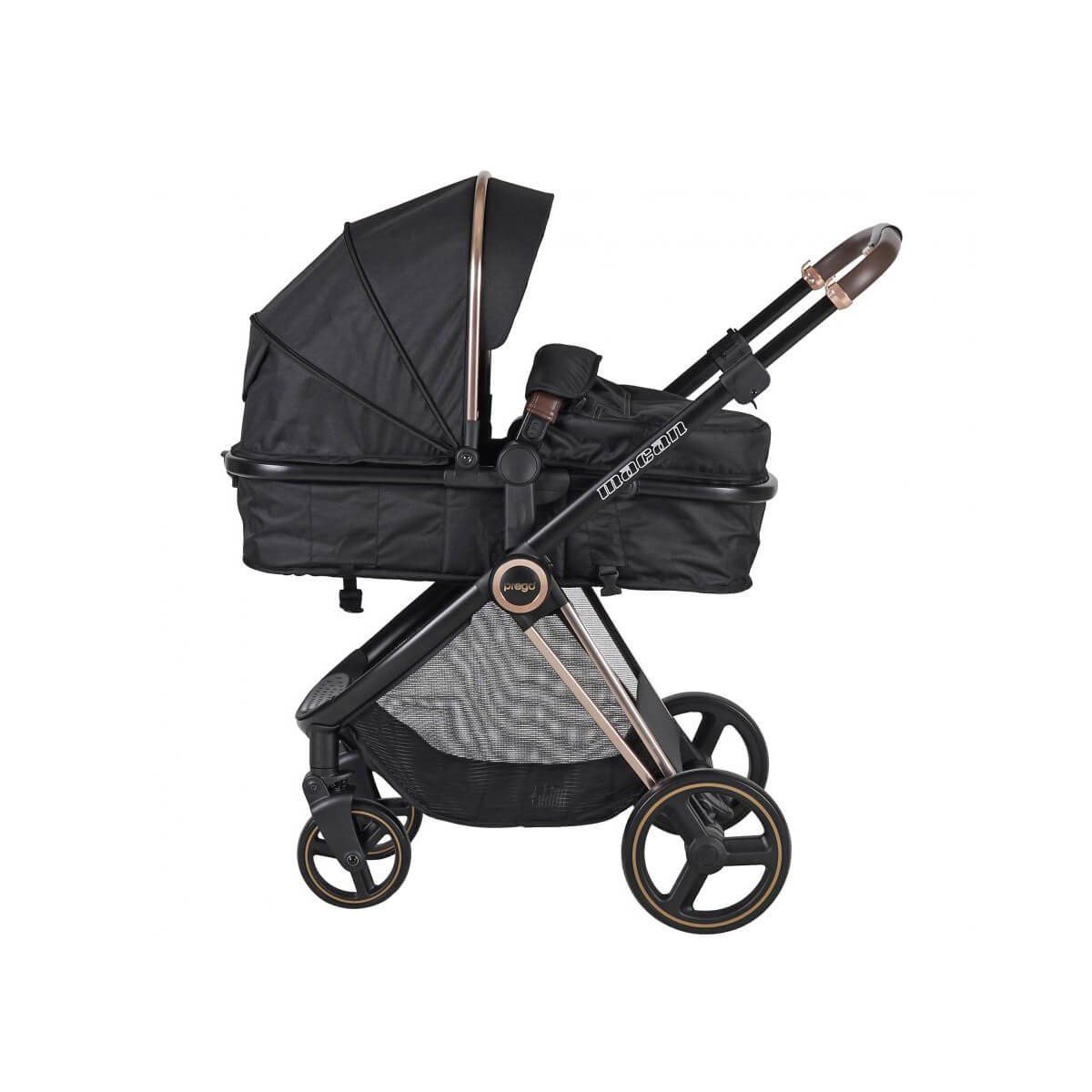 Prego Macan Travel Sistem Bebek Arabası Siyah