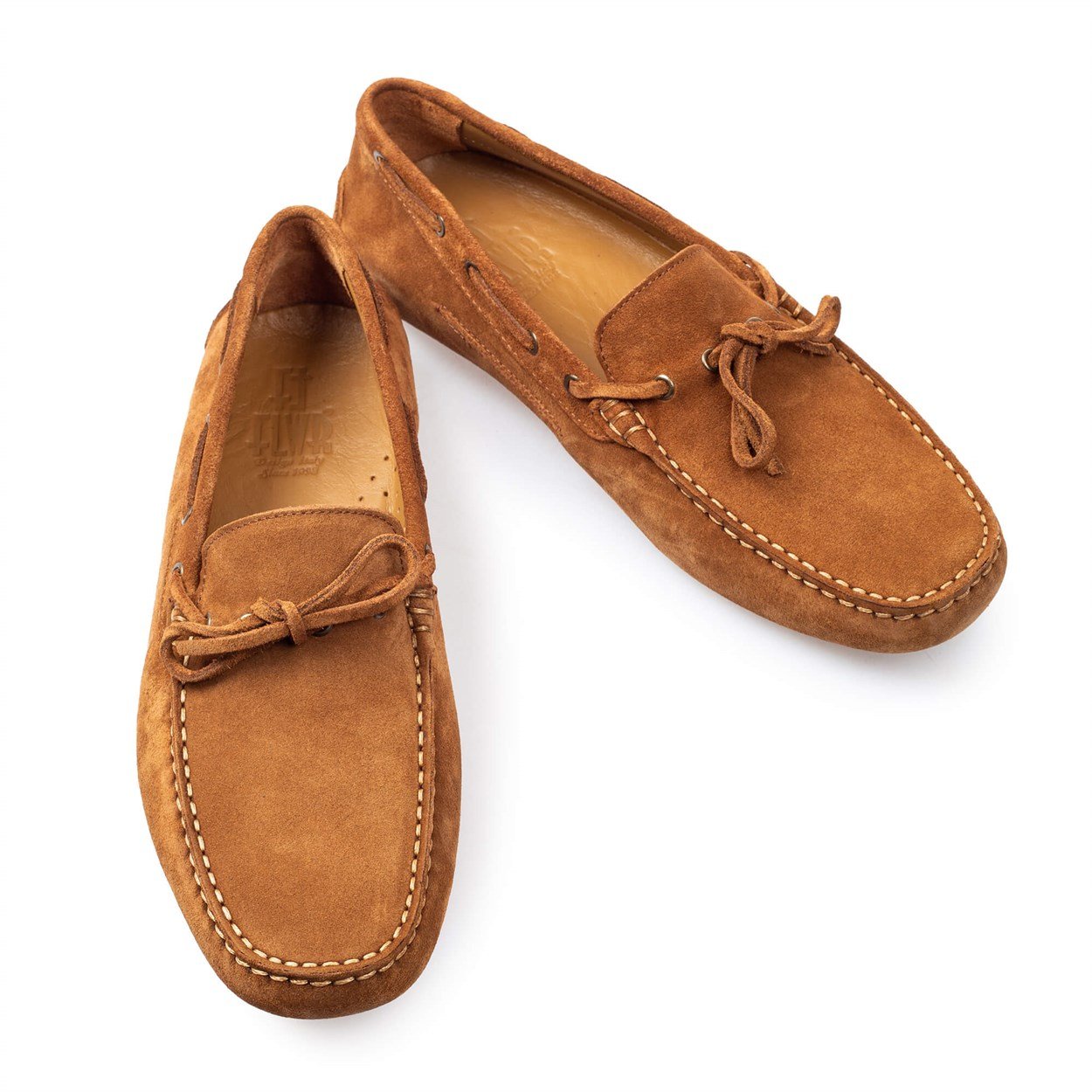 Flower Taba Flower Taba Süet Erkek Loafer Ayakkabı