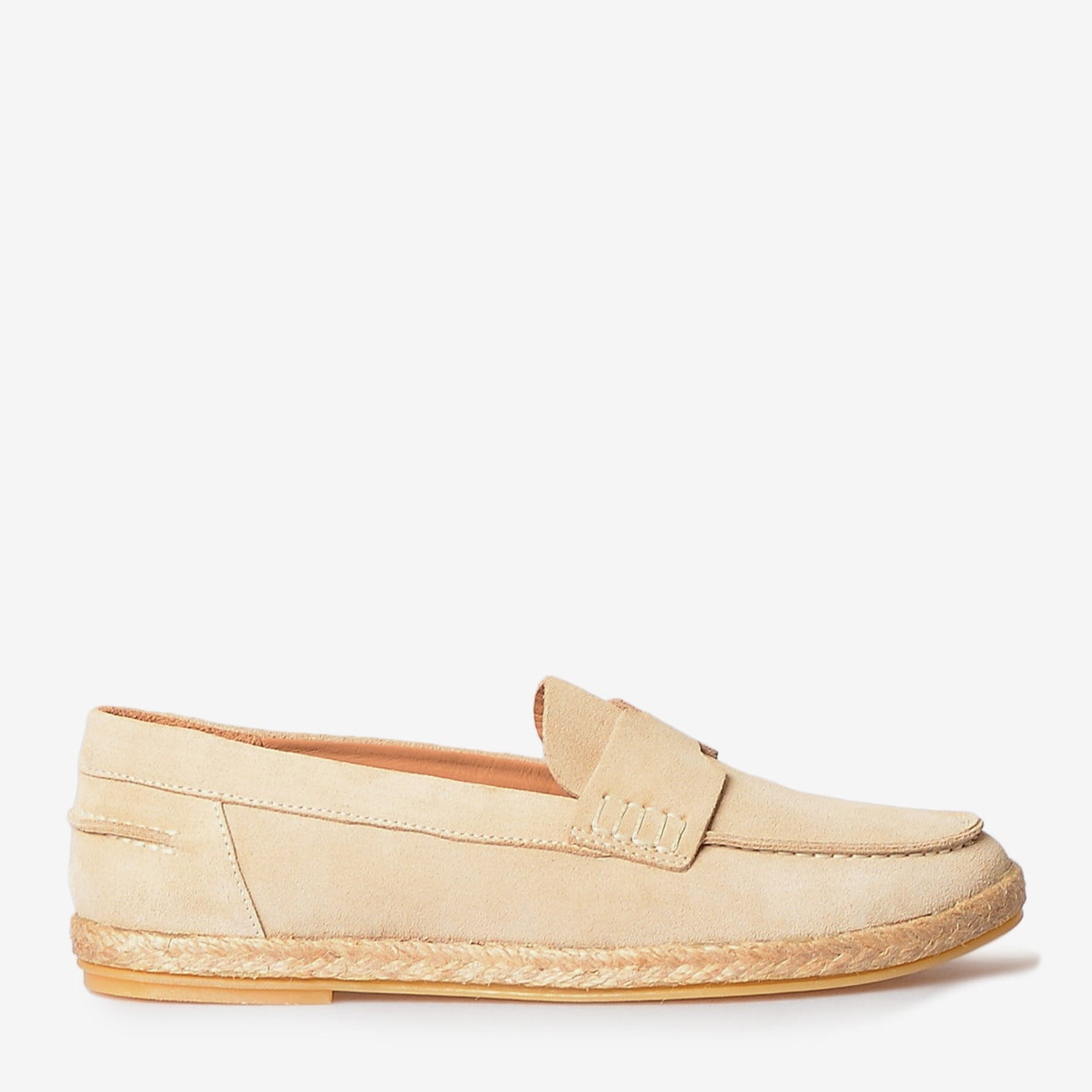 Flower Bej Flower Süet Kadın Espadril