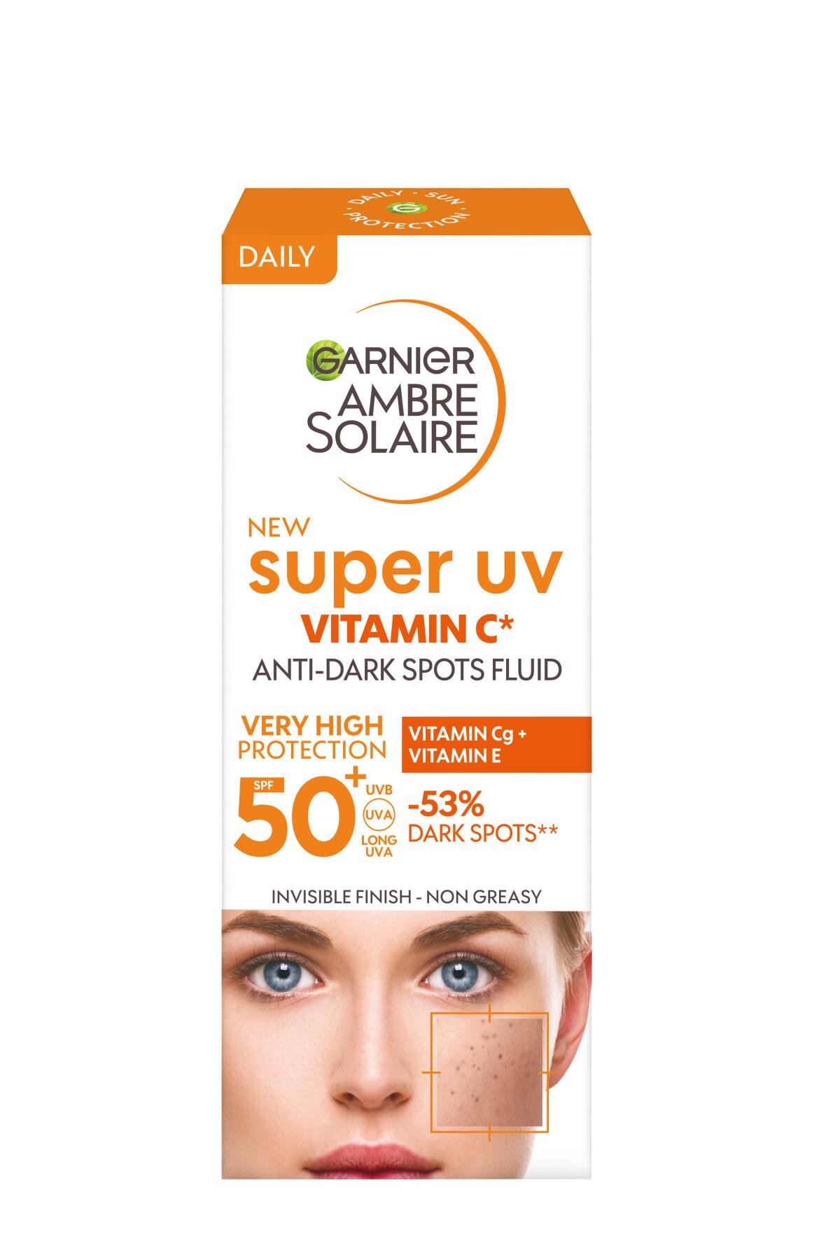 Ambre Solaire Super UV C Vitamini Koyu Leke Karşıtı Fluid Krem SPF50+ 40ML