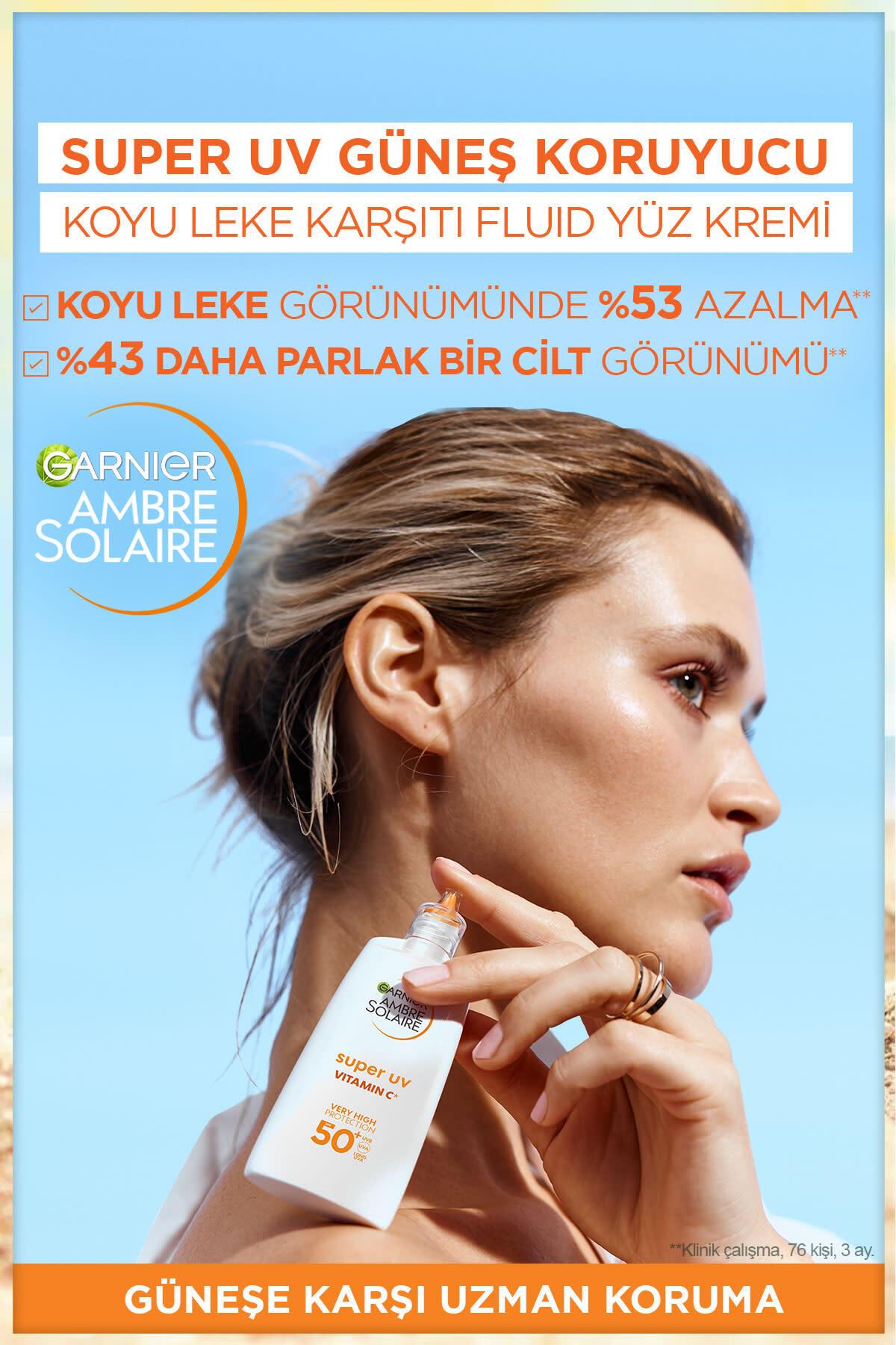 Ambre Solaire Super UV C Vitamini Koyu Leke Karşıtı Fluid Krem SPF50+ 40ML