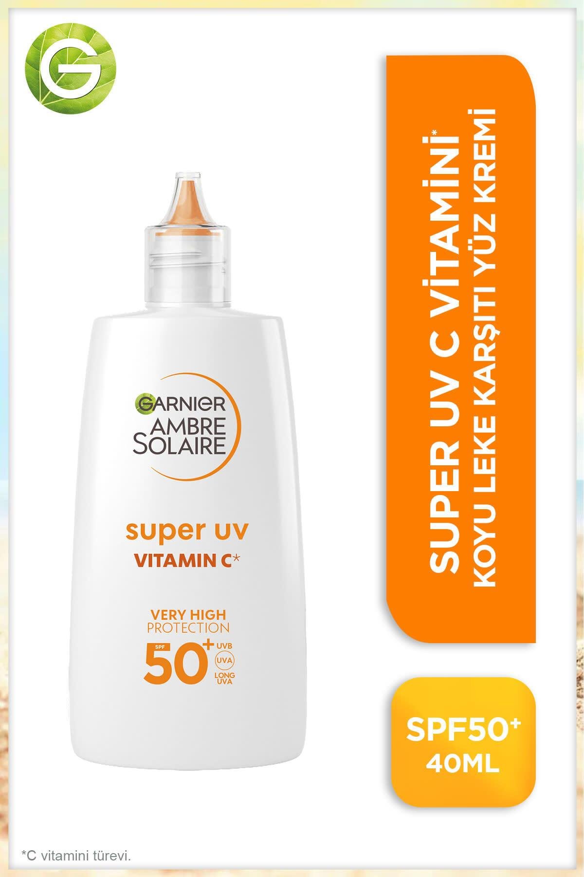 Ambre Solaire Super UV C Vitamini Koyu Leke Karşıtı Fluid Krem SPF50+ 40ML