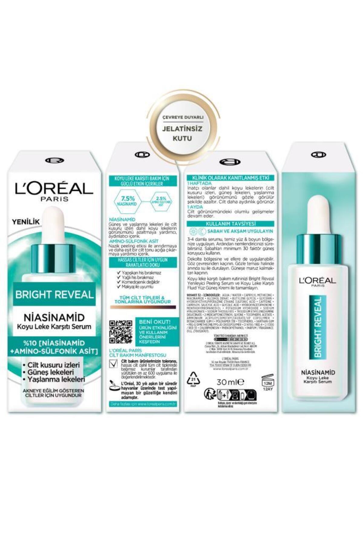 Bright Reveal Sivilce, Güneş,yaşlanma Lekelerinde Etkili Koyu Leke Karşıtı Serum 7.5%niasinamid 30ml