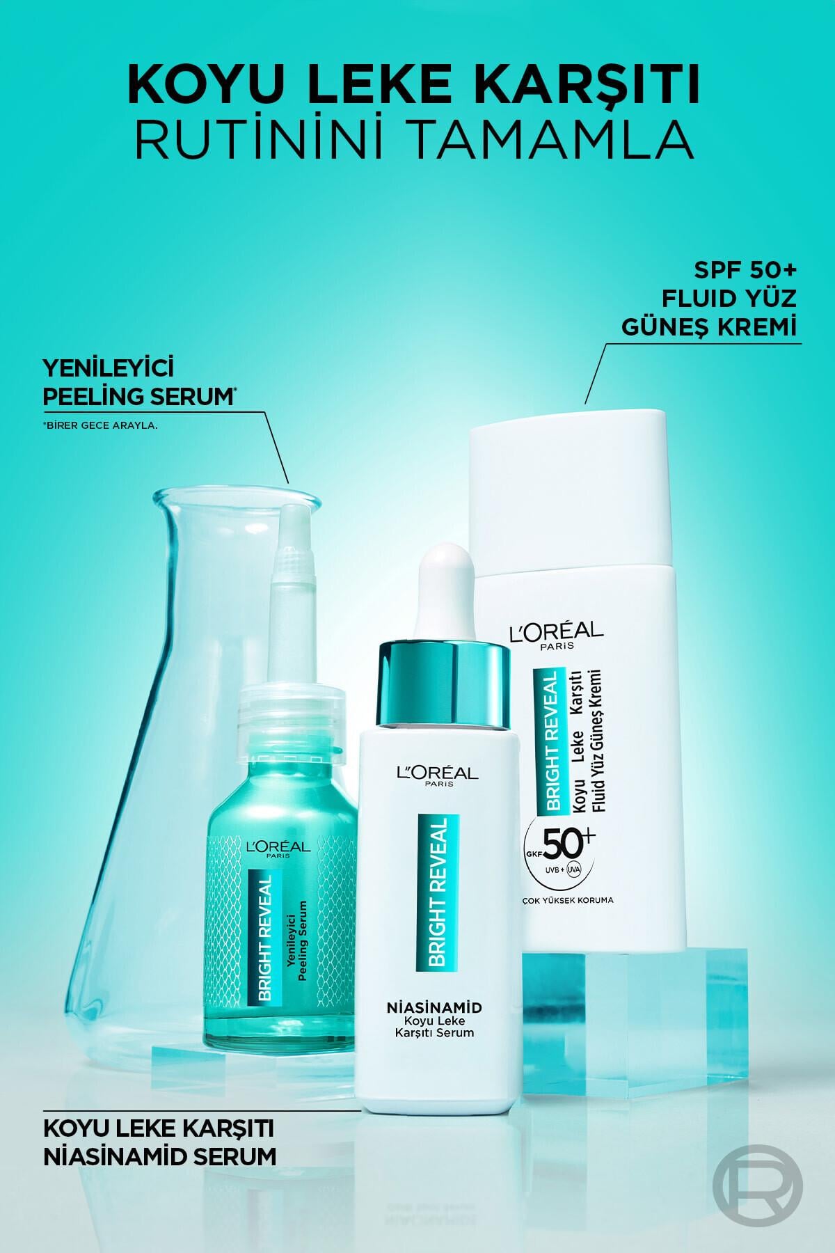 Bright Reveal Sivilce, Güneş,yaşlanma Lekelerinde Etkili Koyu Leke Karşıtı Serum 7.5%niasinamid 30ml
