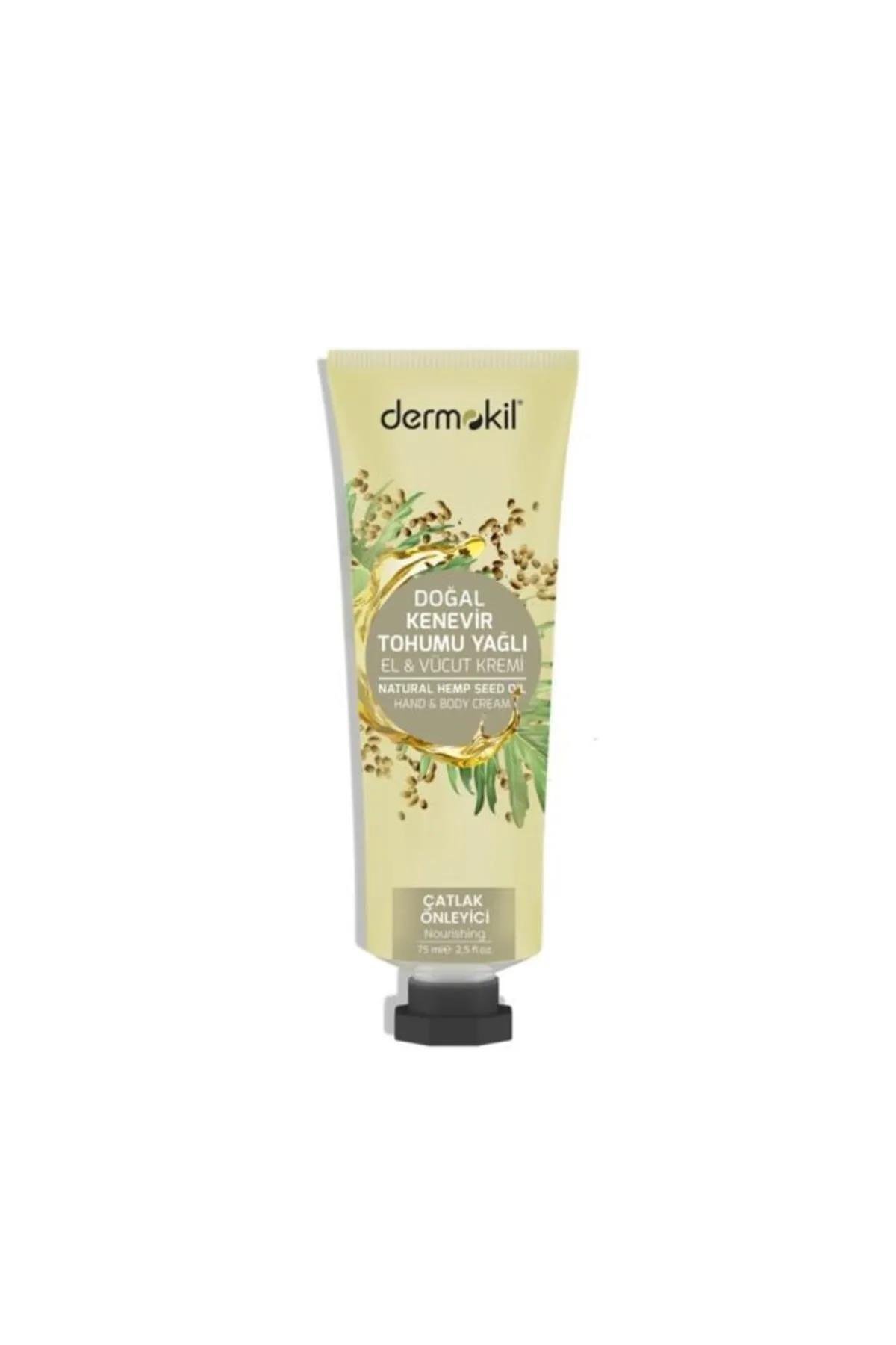 Dermokil Doğal Kenevir Tohumu Yağlı El ve Vücut Kremi 75 ml