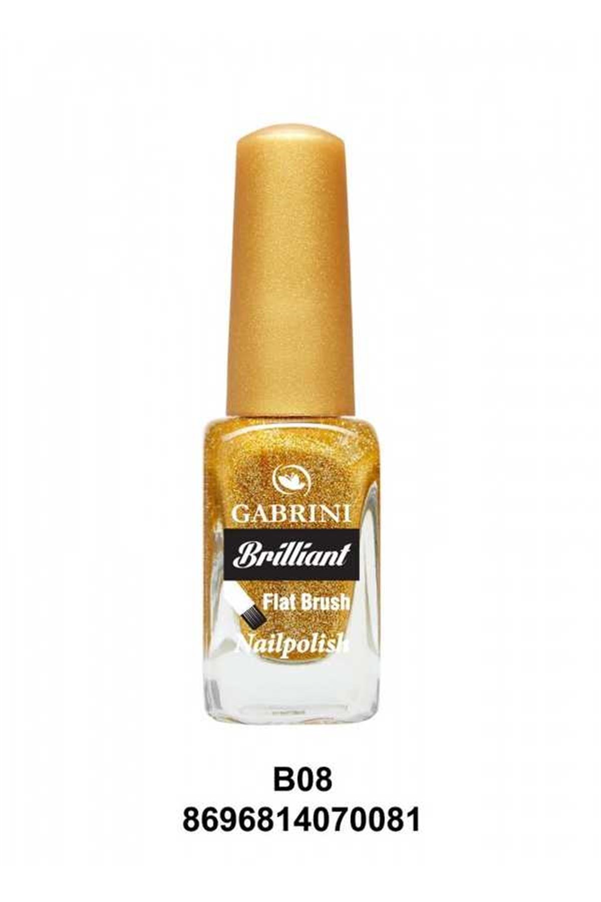 GABRİNİ Brilliant Flat Brush Oje B08