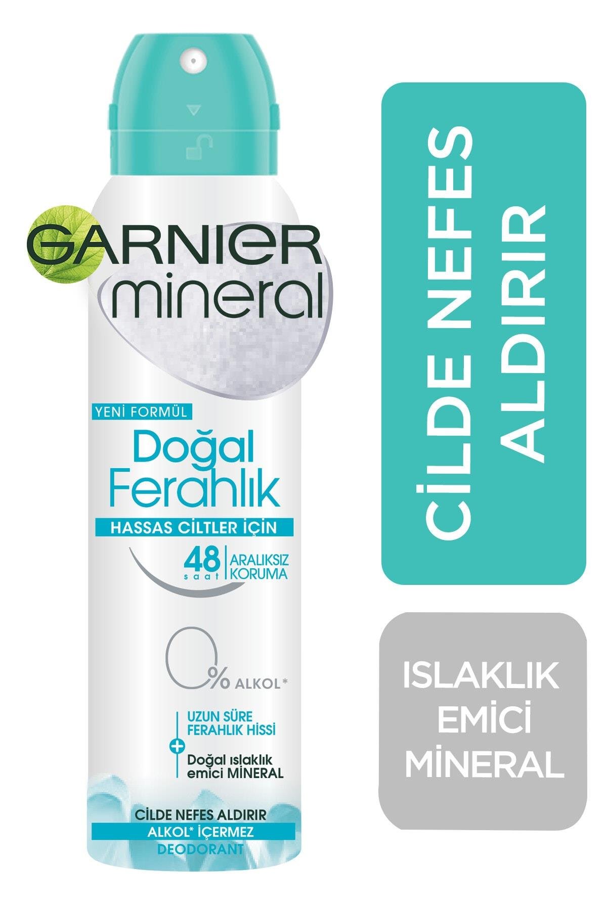 Garnier Anti Perspirant Doğal Ferahlık Kadın Sprey Deodorant 150 ml