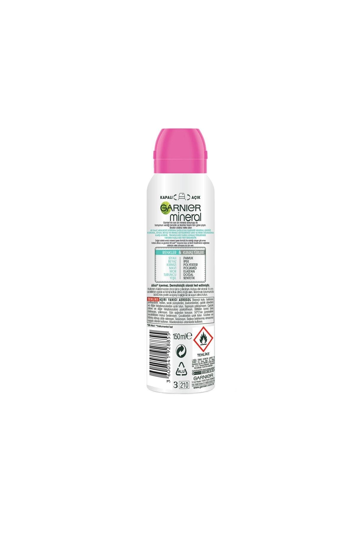 Garnier Mineral Lekesiz Koruma Sprey Kadın Deodorant 150 Ml