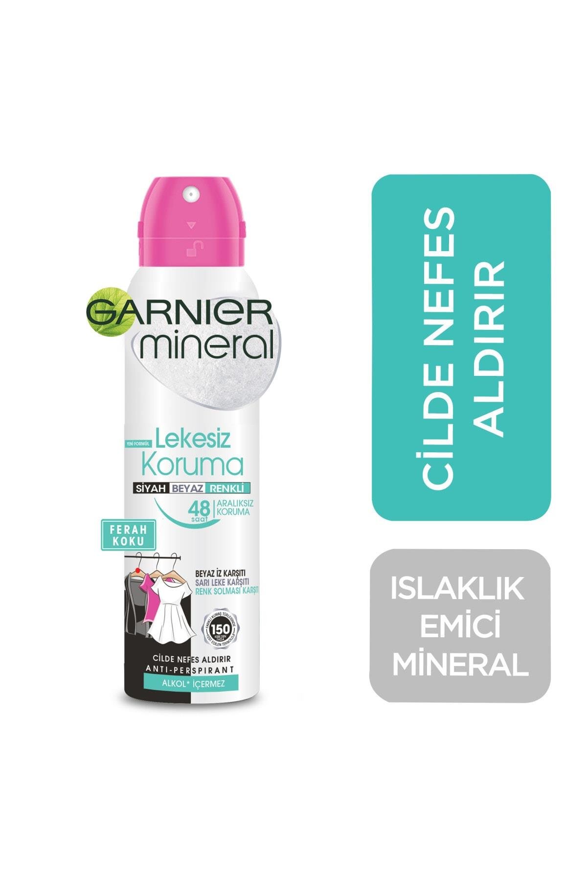 Garnier Mineral Lekesiz Koruma Sprey Kadın Deodorant 150 Ml