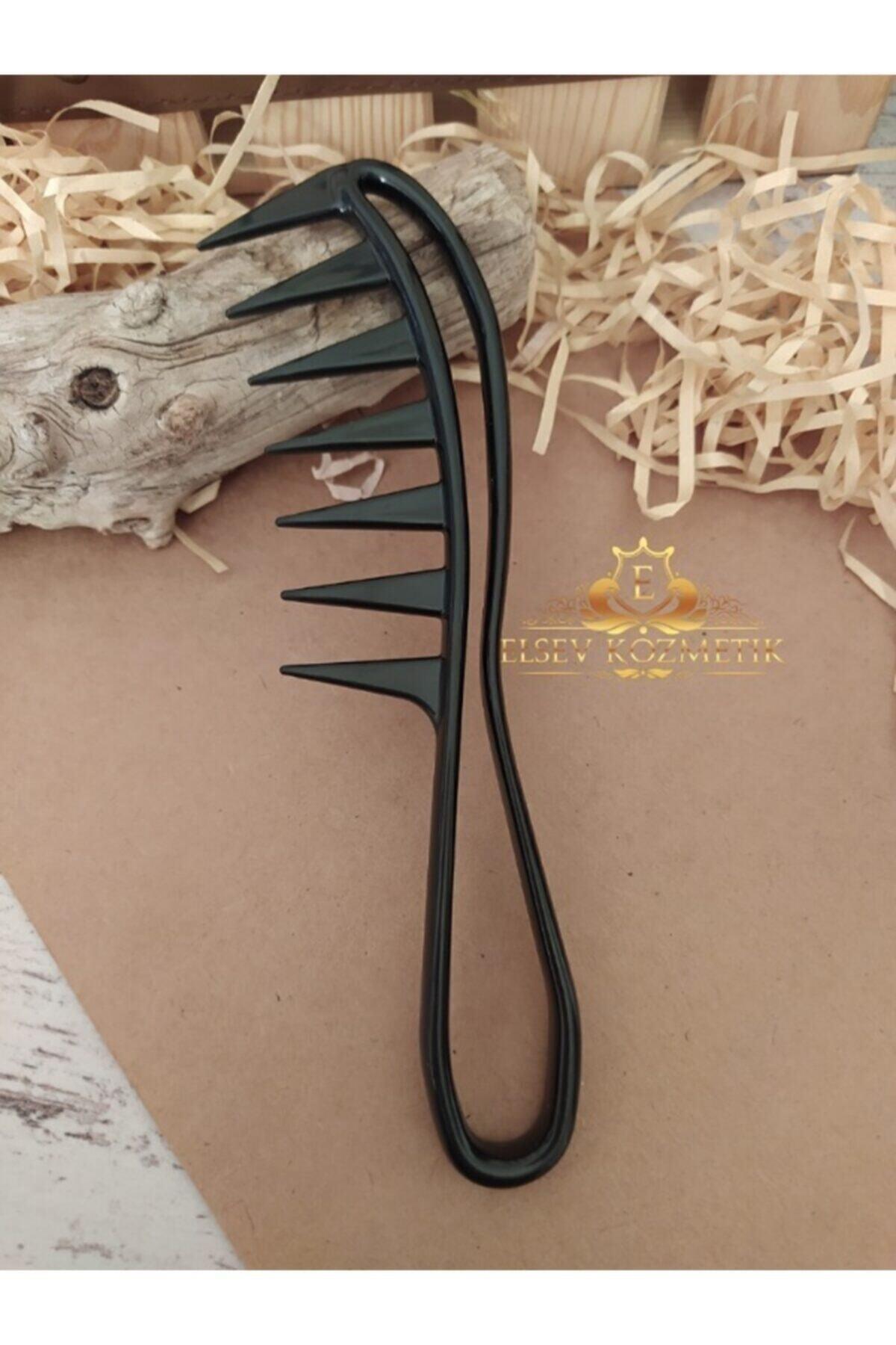 Geniş Aralıklı Wax Tarağı Siyah
