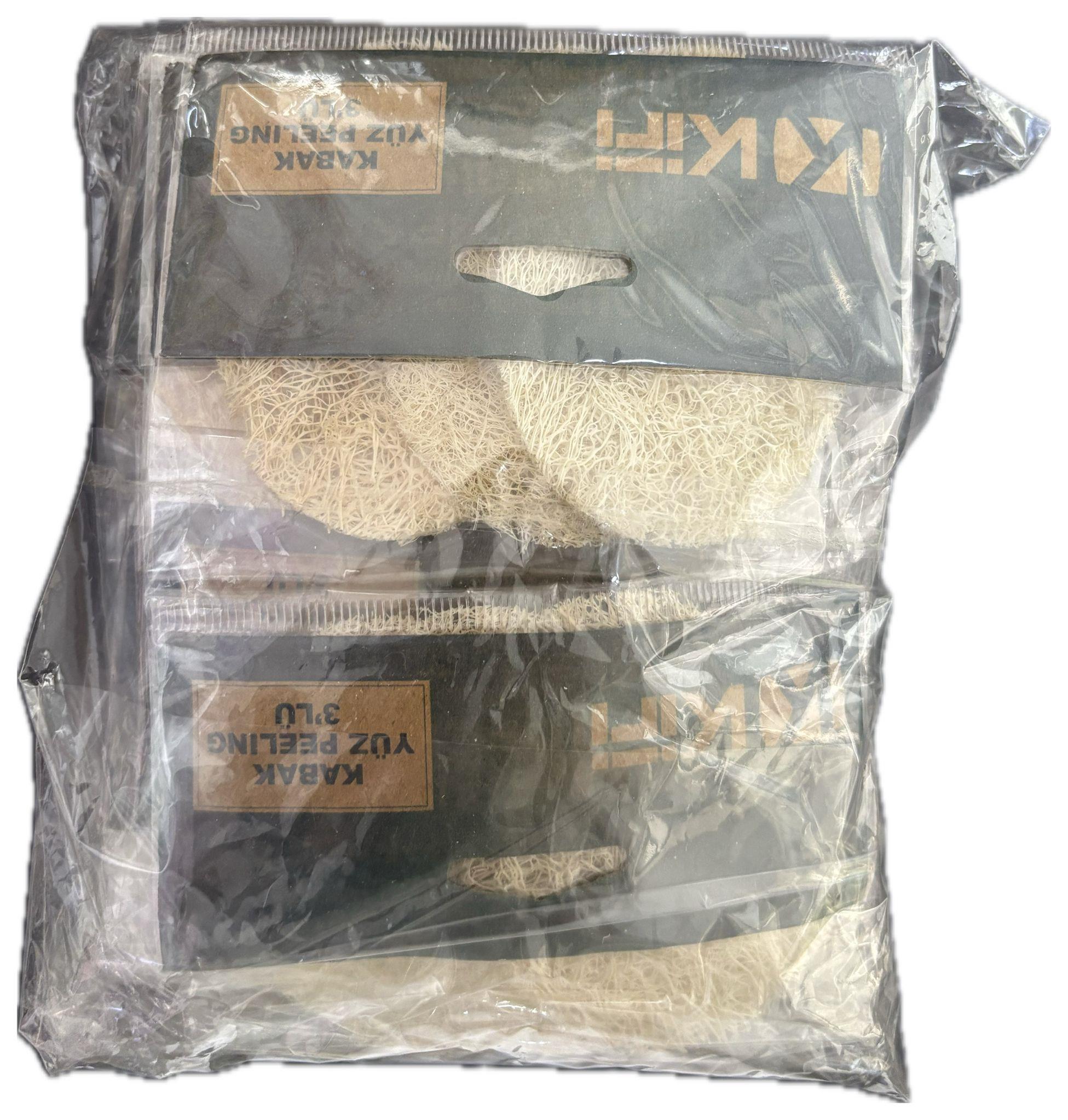 Kifi Doğal Kabak 3'lü Yüz Peeling Lifi KF9090