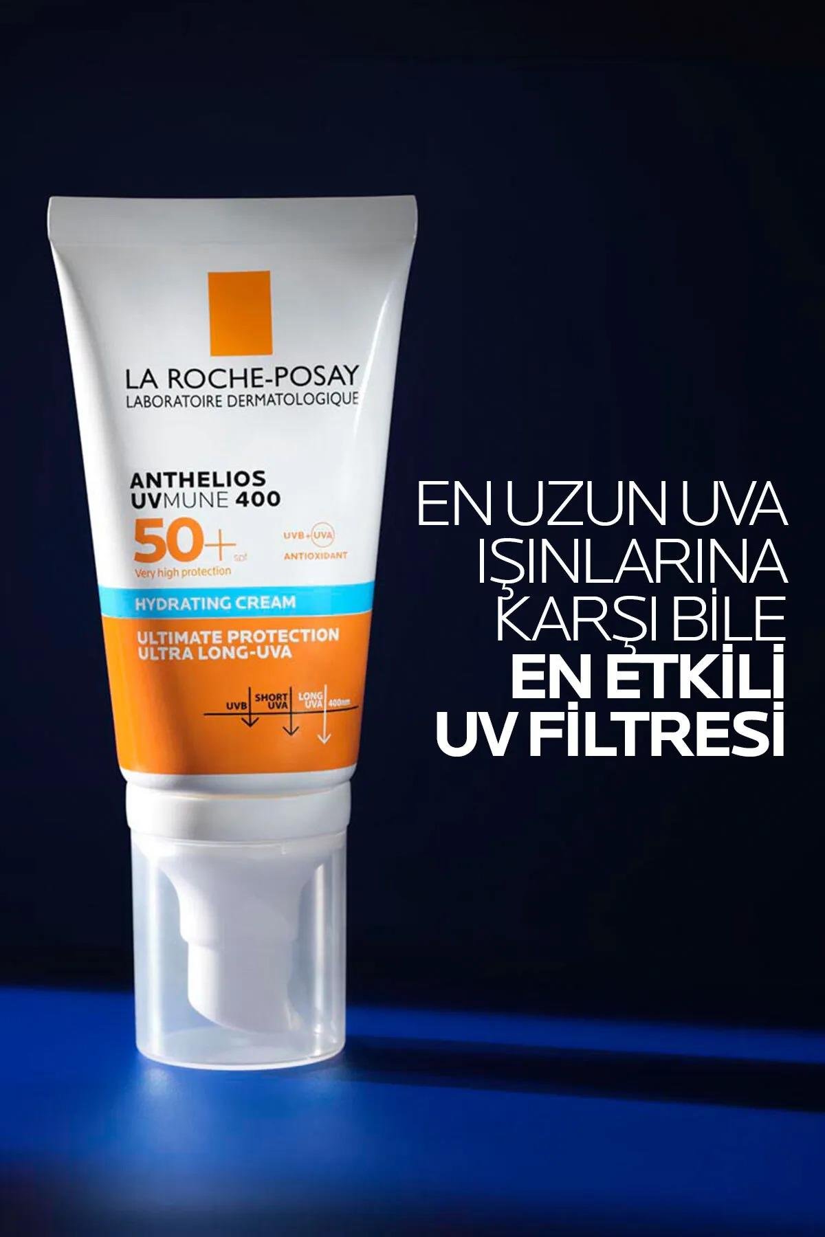 La Roche-Posay Anthelios Uvmune 400 Hydrating 50 Faktör Güneş Kremi 50 ml