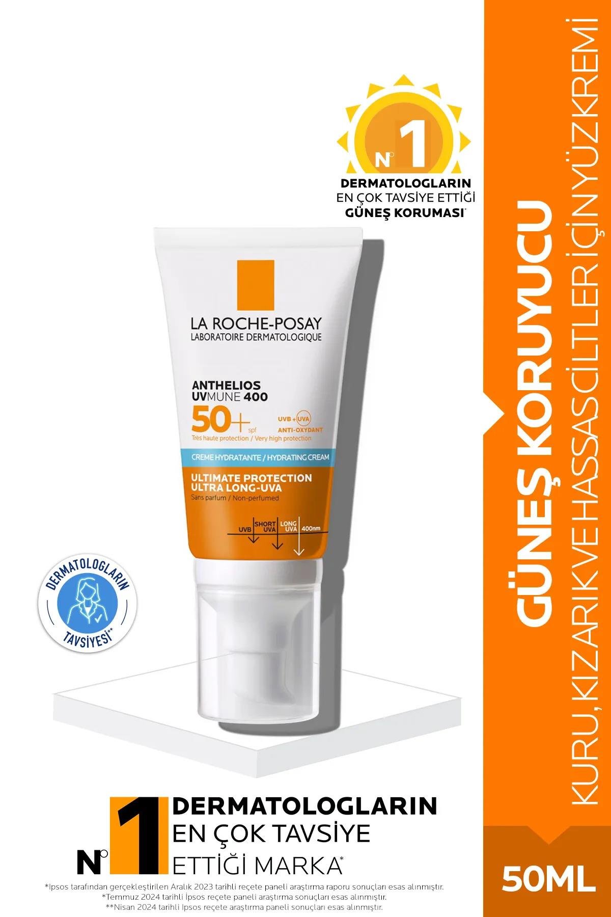 La Roche-Posay Anthelios Uvmune 400 Hydrating 50 Faktör Güneş Kremi 50 ml