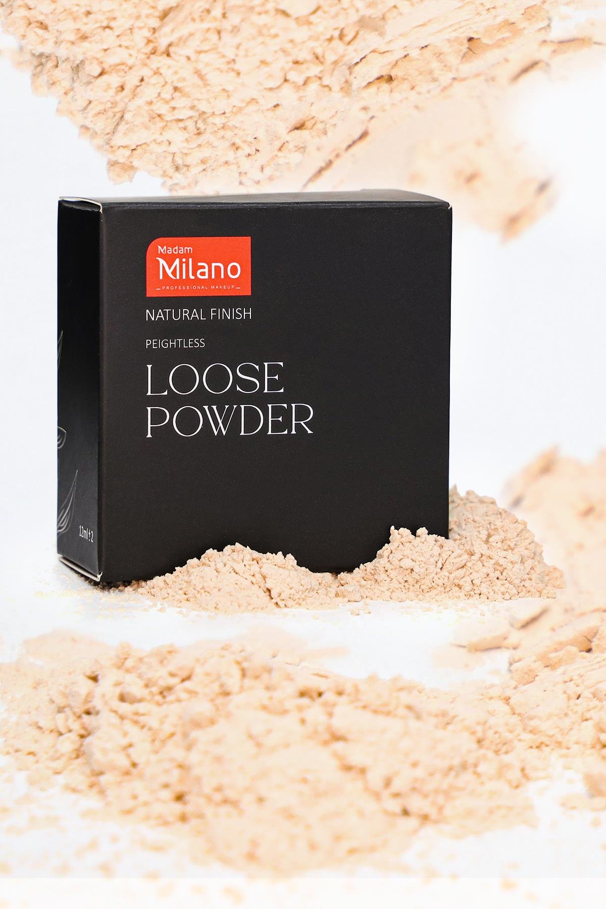 Loose Powder Makyaj Sabitleyici Matlaştırıcı Toz Pudra - 02 Ten