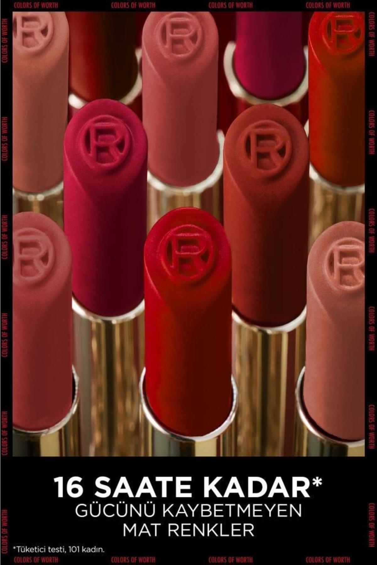 L'Oreal Paris Color Riche Colors Of Worth Intense Volume Matte Ruj