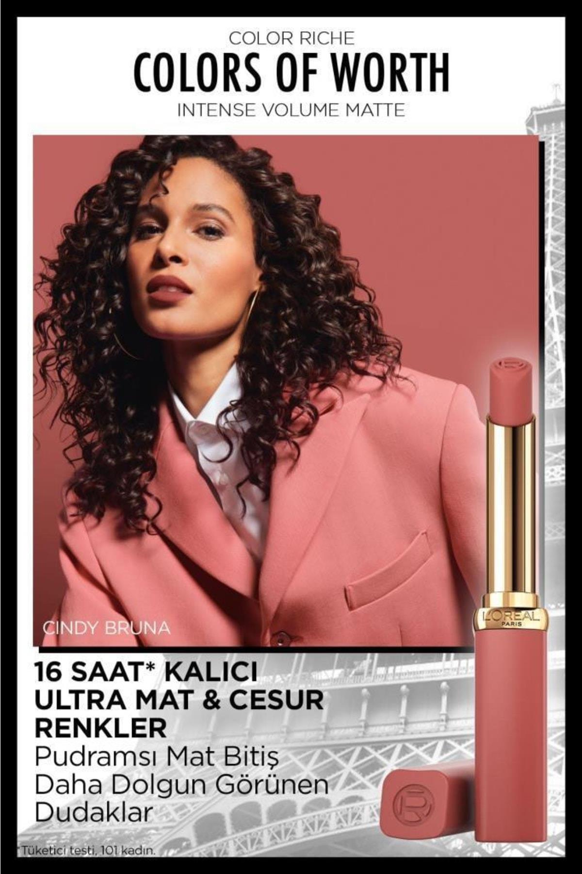 L'Oreal Paris Color Riche Colors Of Worth Intense Volume Matte Ruj