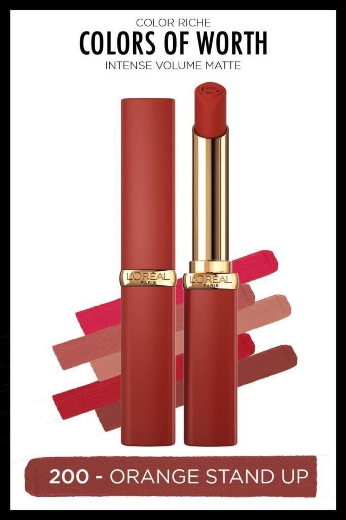 L'Oreal Paris Color Riche Colors Of Worth Intense Volume Matte Ruj
