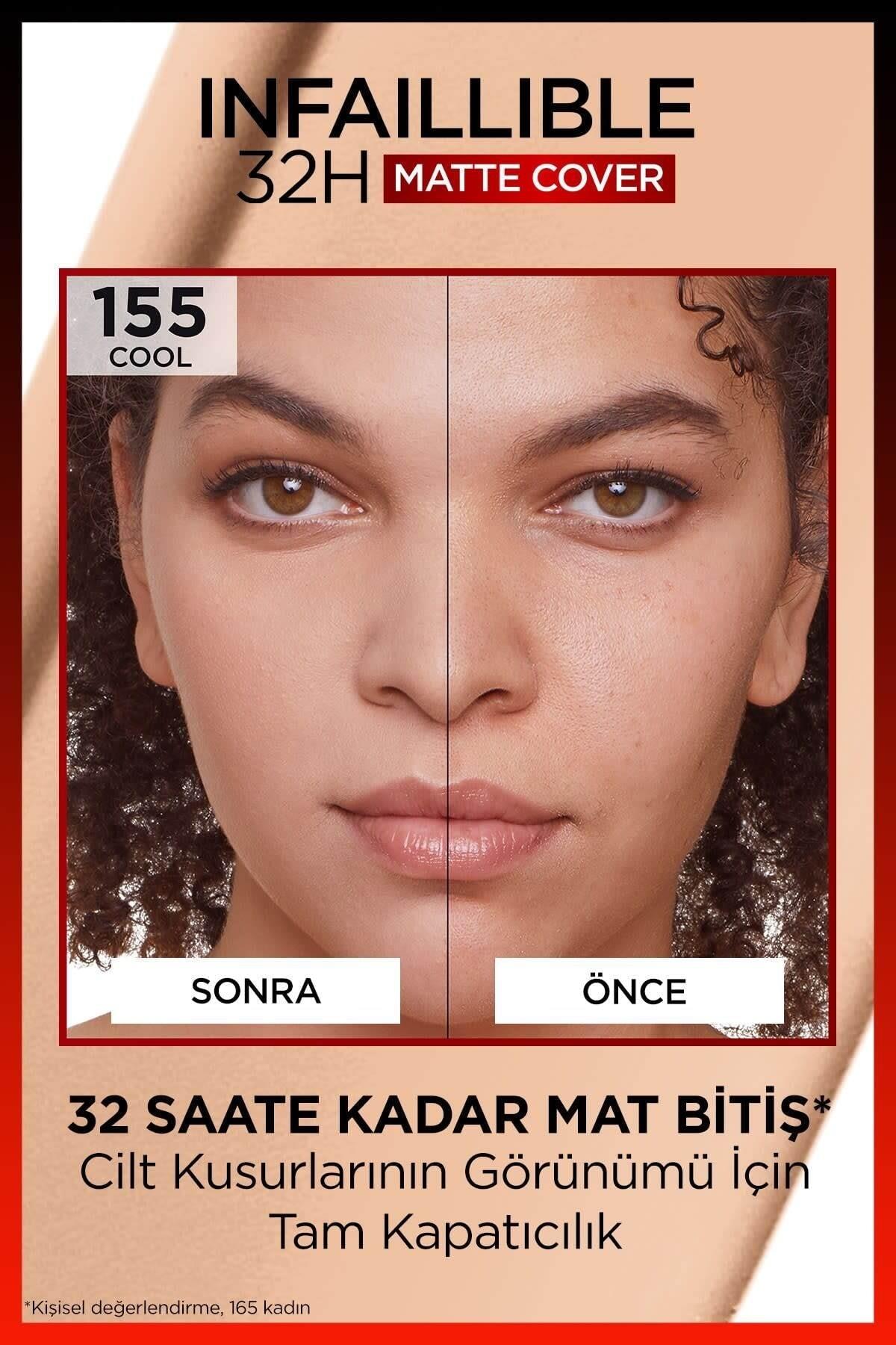 L'Oreal Paris Infaillible 32h Matte Cover Yüksek Kapatıcı Fondöten
