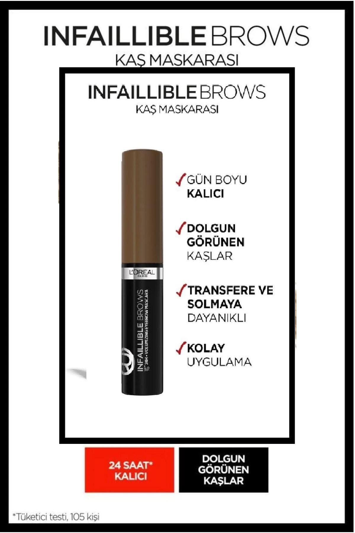 L'Oreal Paris Infaillible Brows Kaş Maskarası 03 Brunette