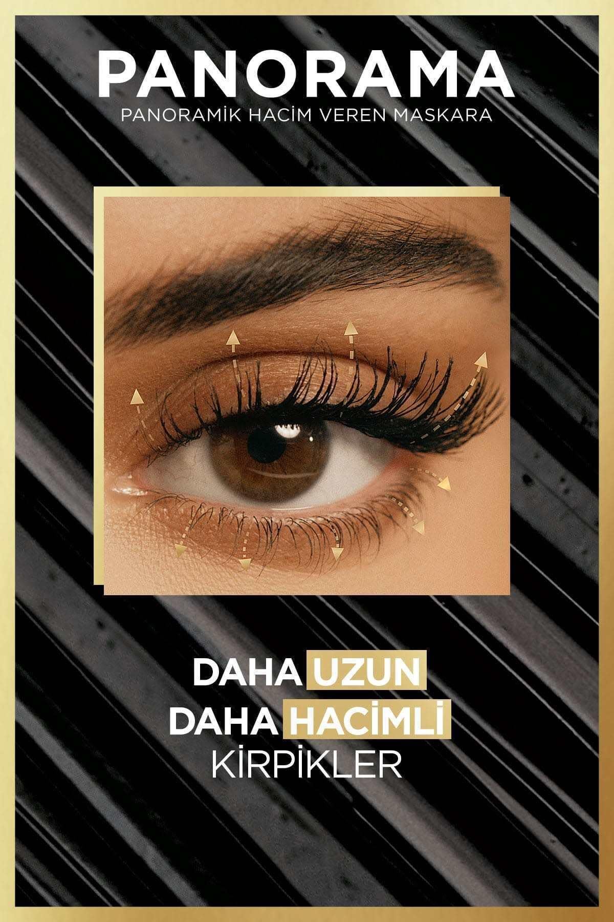 L'Oreal Paris Panorama Hacim Veren Maskara Koyu Kahverengi