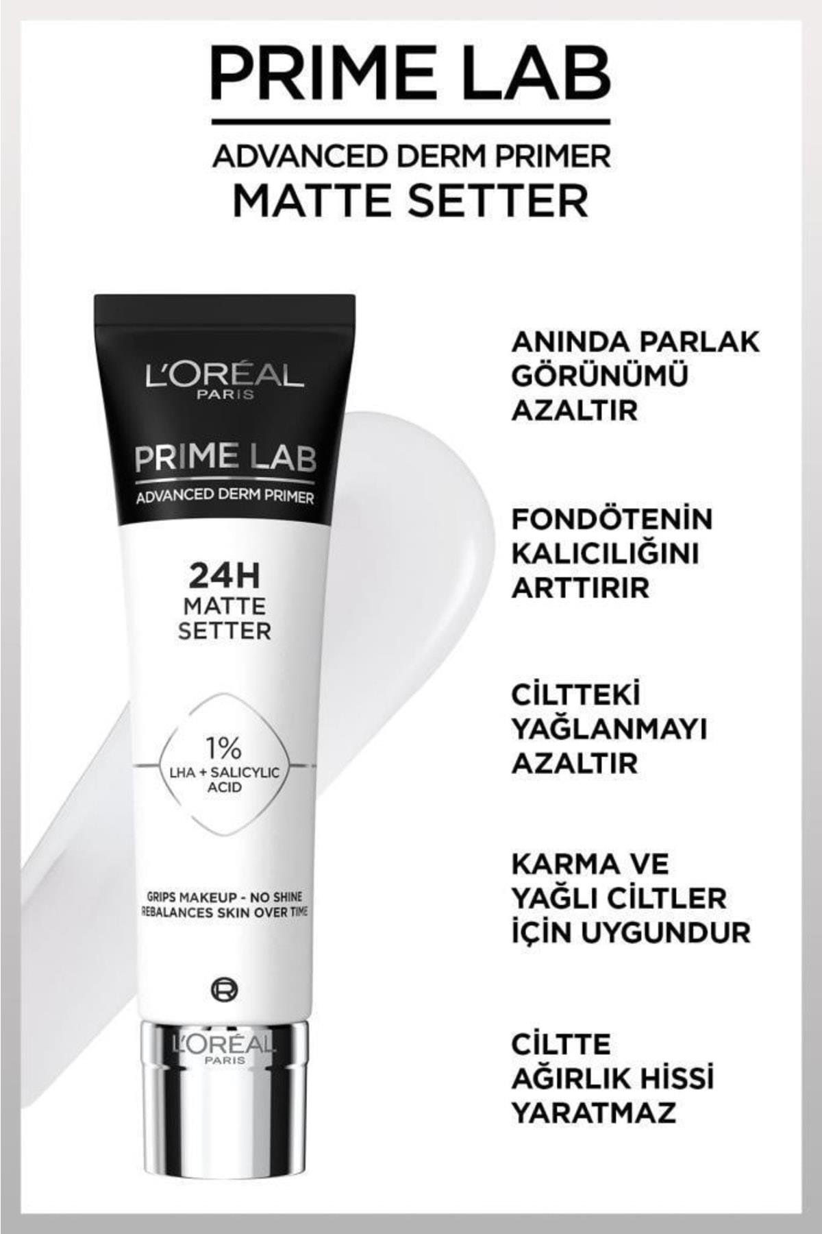 L'Oreal Paris Prime Lab Matte Setter Matlaştırıcı Makyaj Bazı