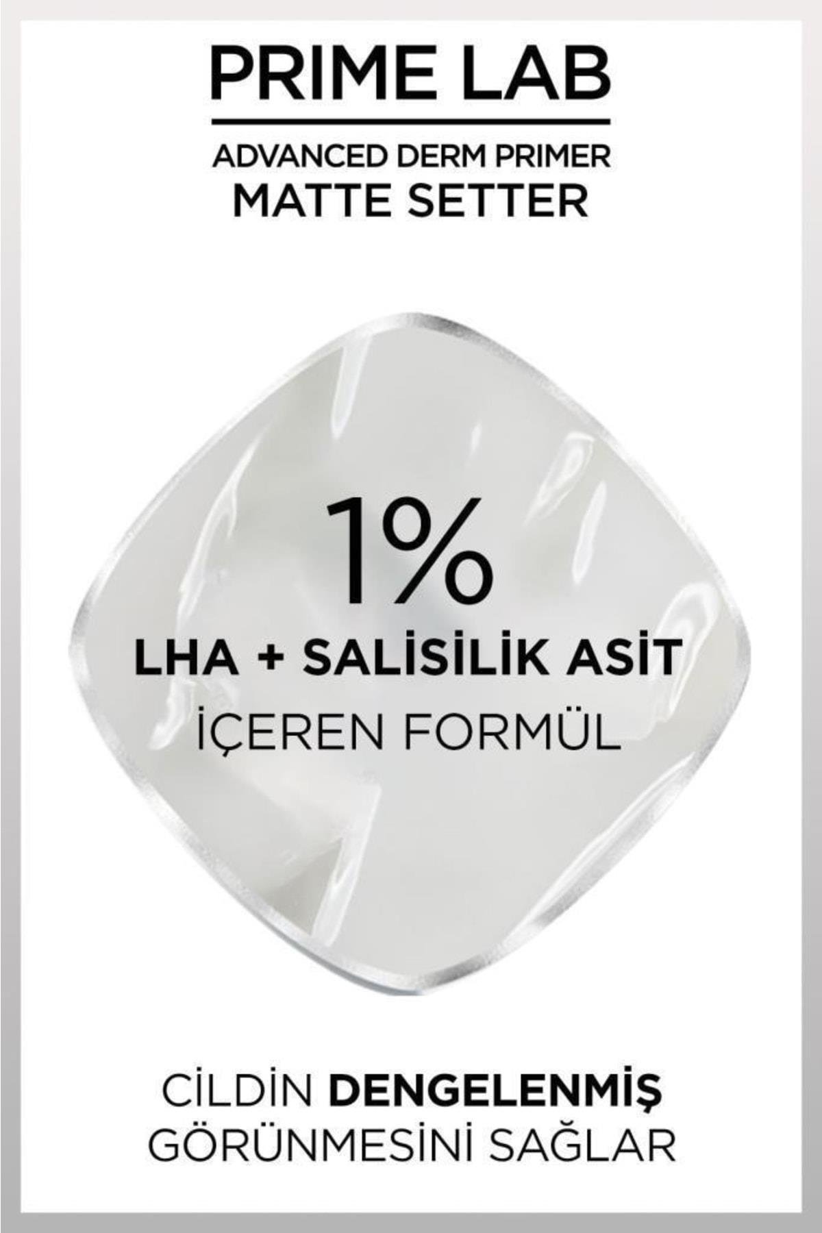 L'Oreal Paris Prime Lab Matte Setter Matlaştırıcı Makyaj Bazı
