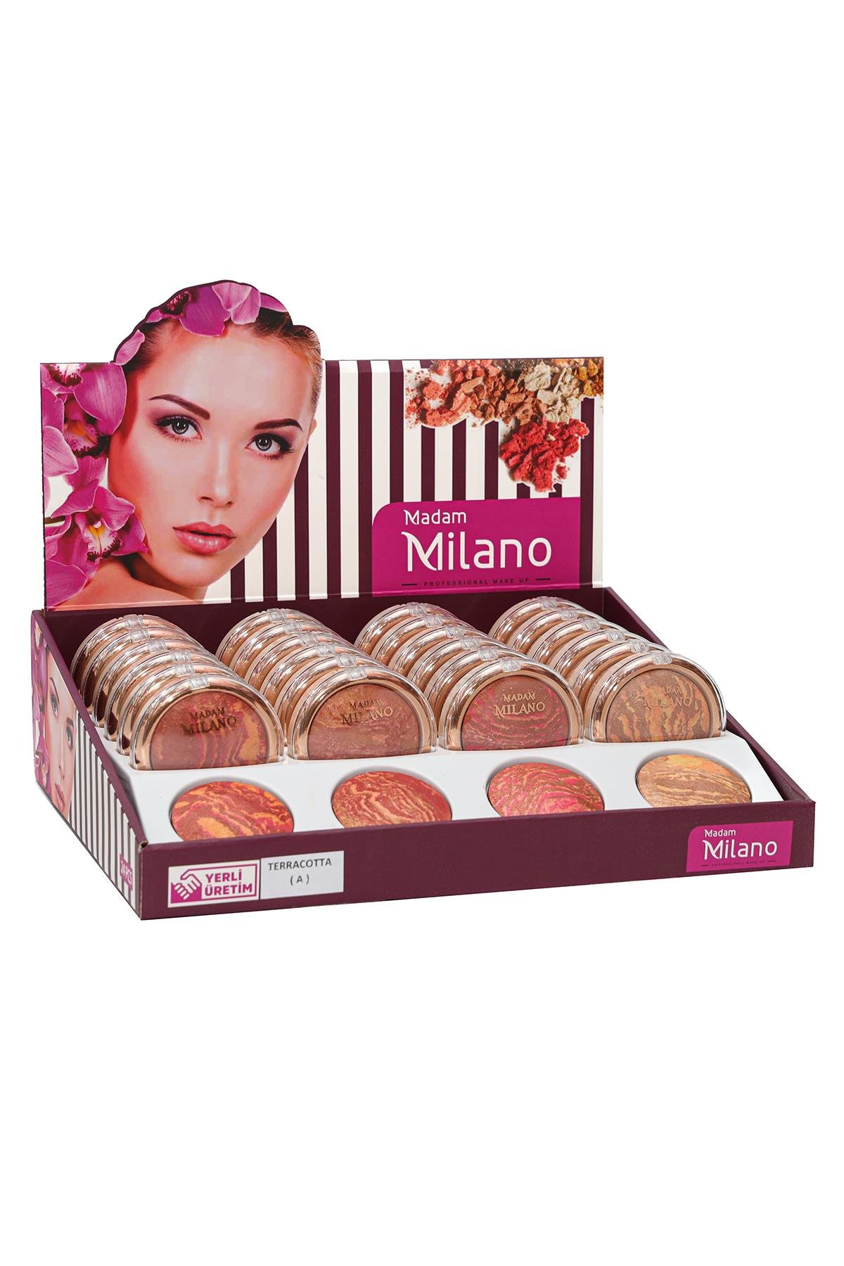 Madam Mılano Terracotta Allık A 24'lü Paket