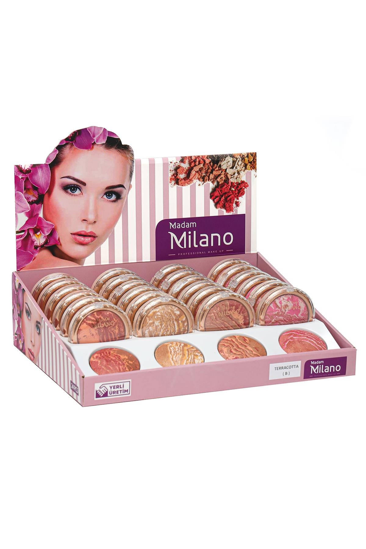 Madam Mılano Terracotta Allık B  24'lü Paket