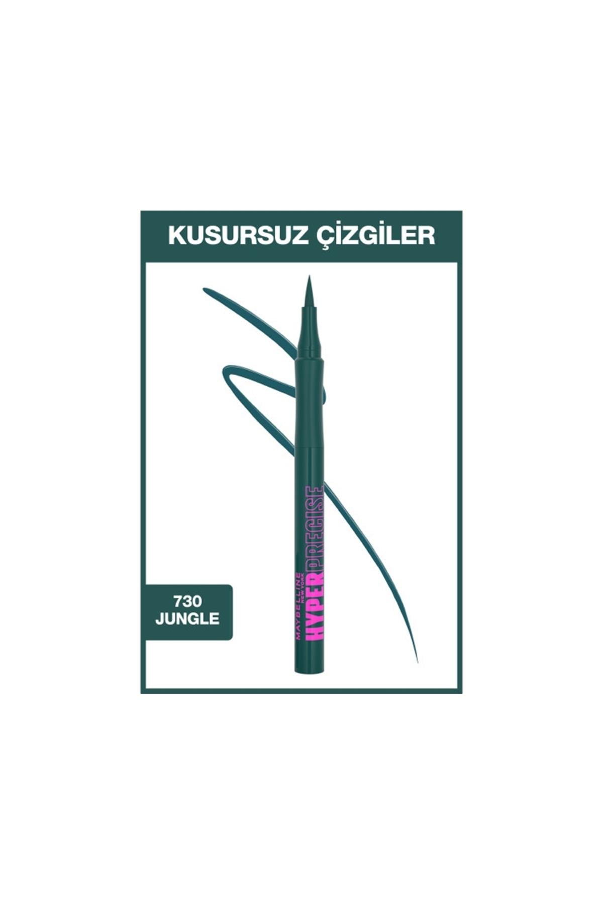 Maybelline New York Hyper Precise All Day Likit Liner 730 Jungle Green