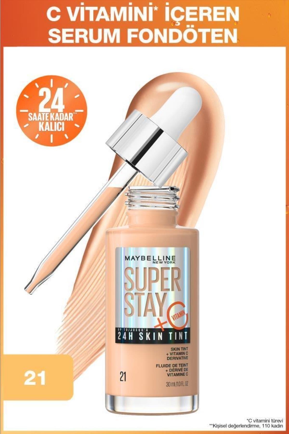 Maybelline New York Super Stay 24H Skin Tint Fondöten