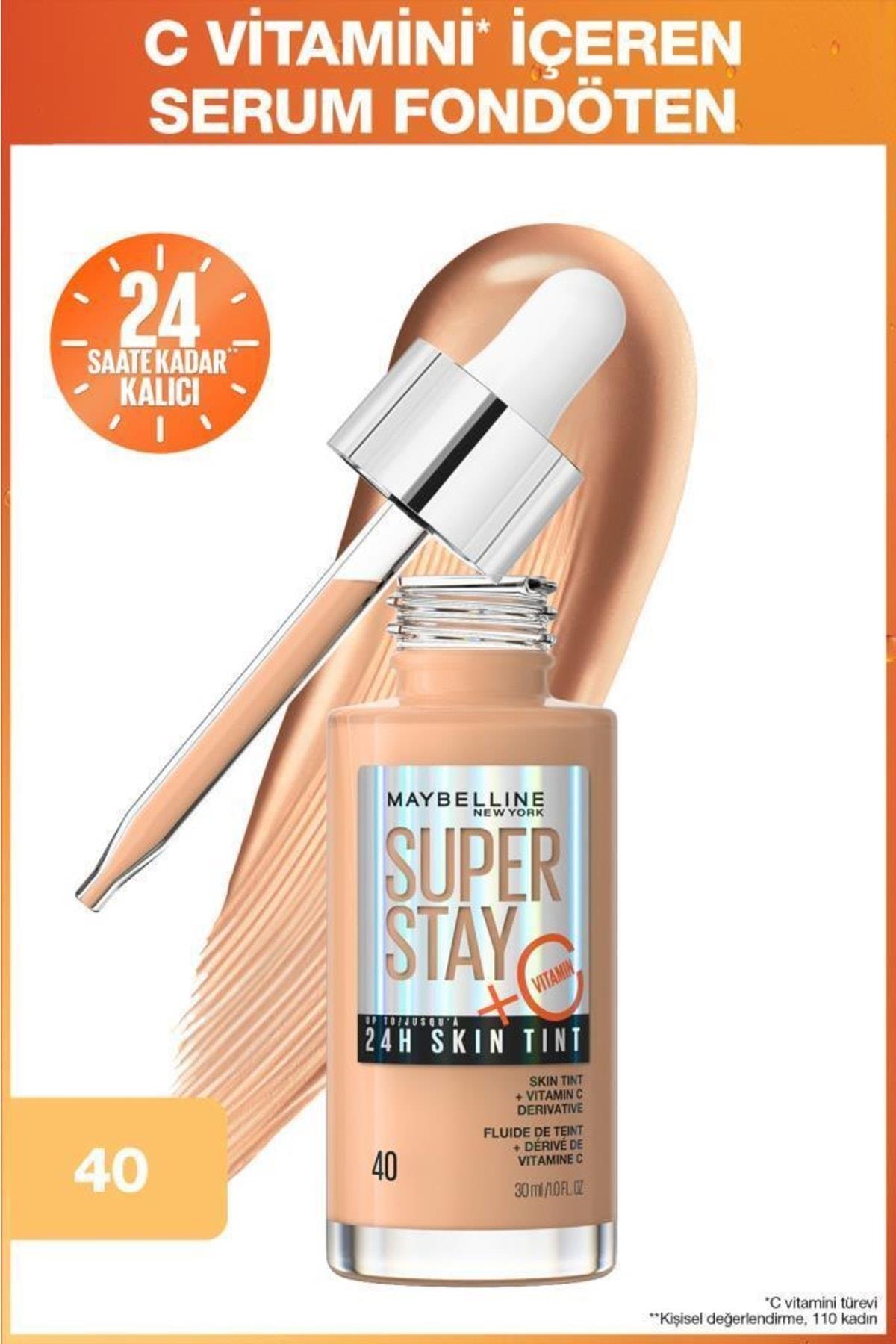 Maybelline New York Super Stay 24H Skin Tint Fondöten