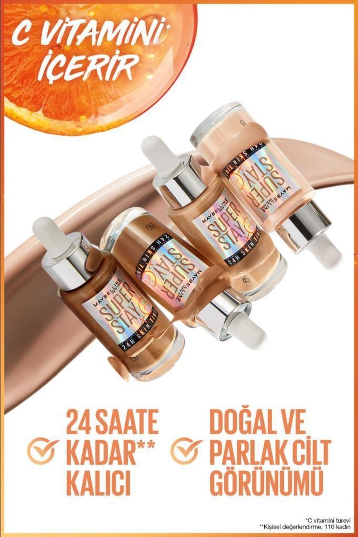 Maybelline New York Super Stay 24H Skin Tint Fondöten