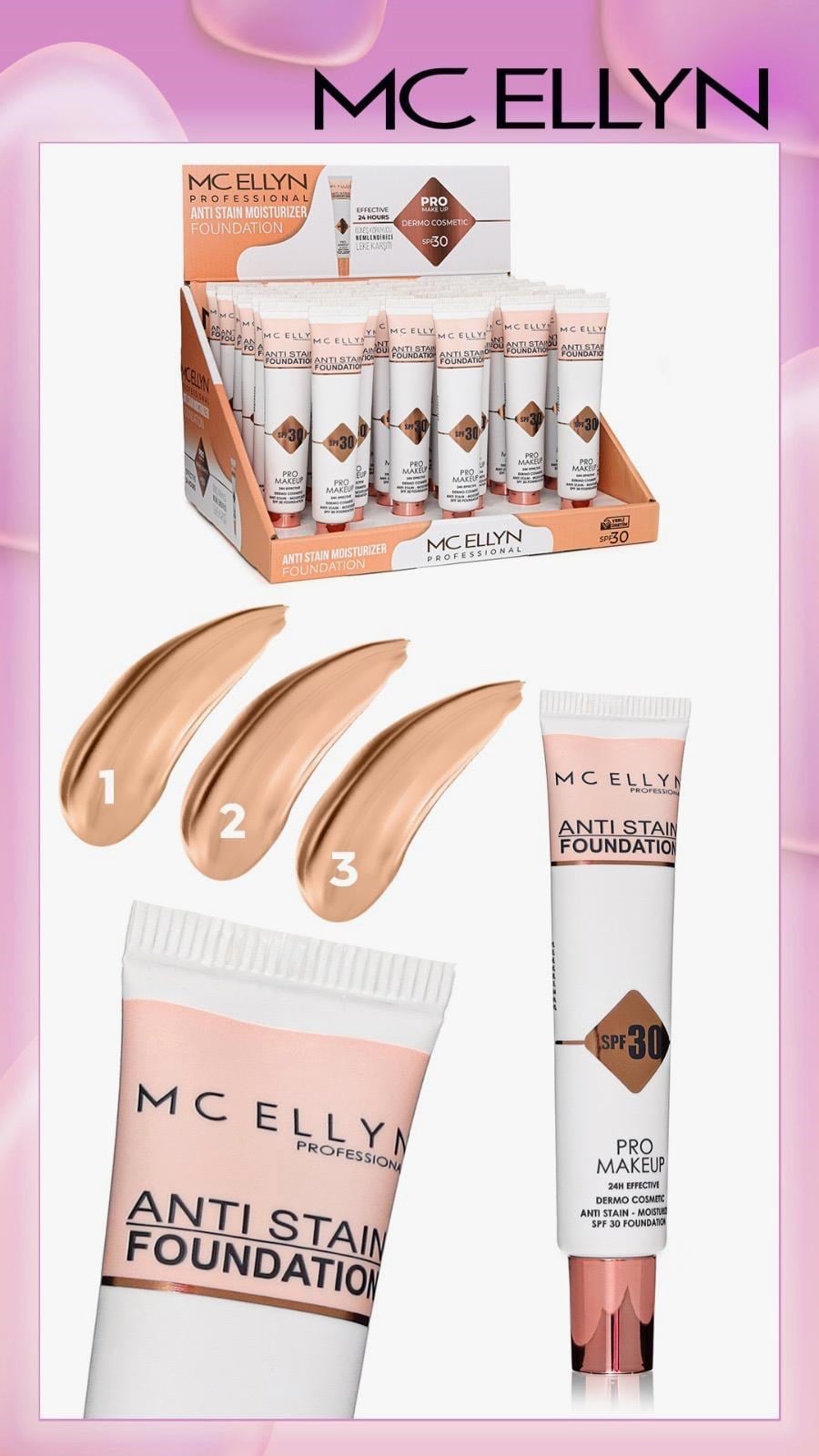 Mc Ellyn 36'lı Spf30 Pro Make Up Fondöten
